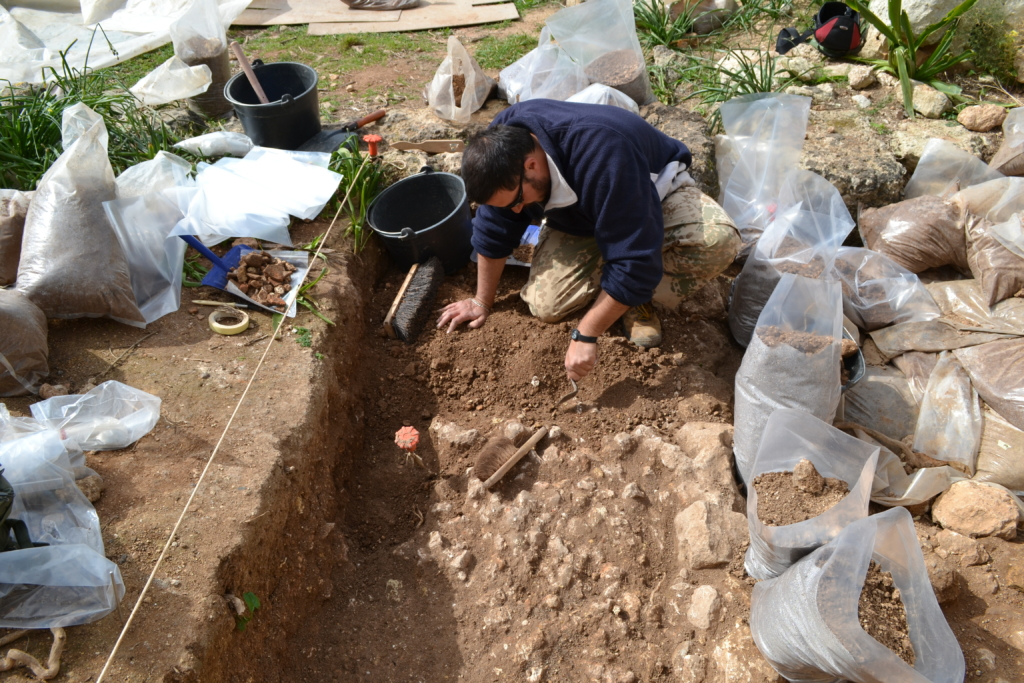 Archaeological excavations at the Għajn Tuffieħa Roman Baths